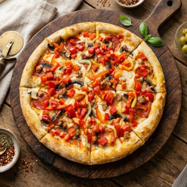 Вкусная пицца