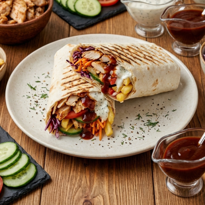 Шаурма с картофелем фри